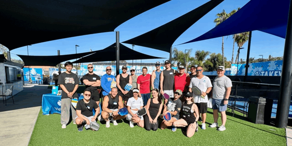 WeLease Property Management San Diego Pickleball event at the Hub San Diego