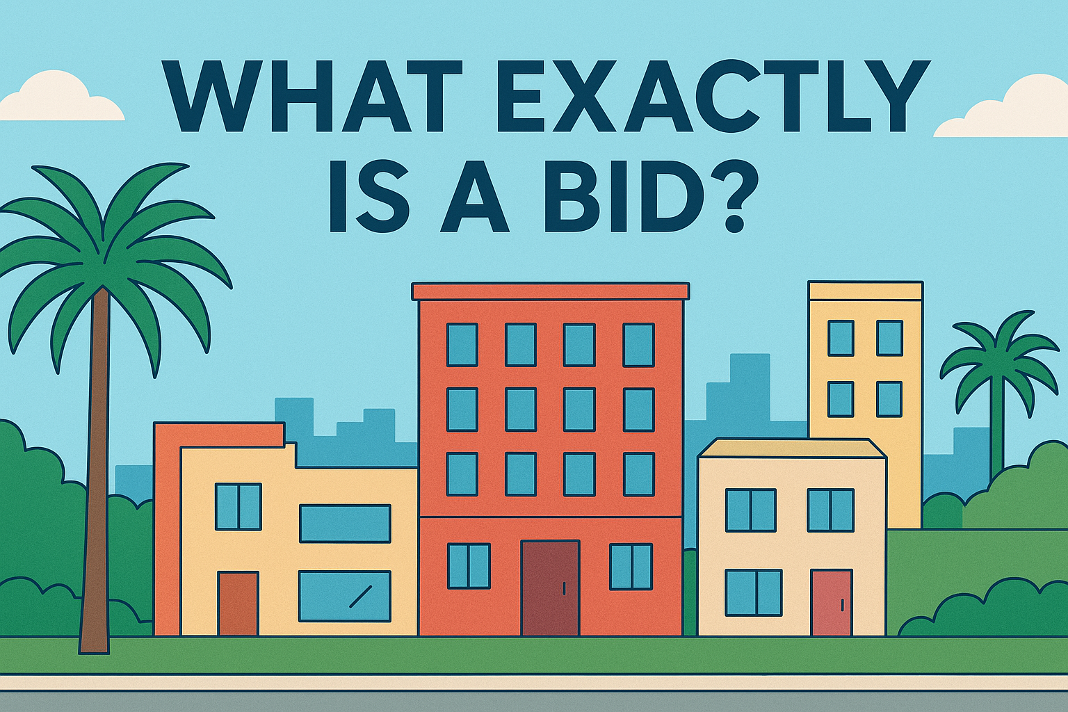 what exactly is a bid
